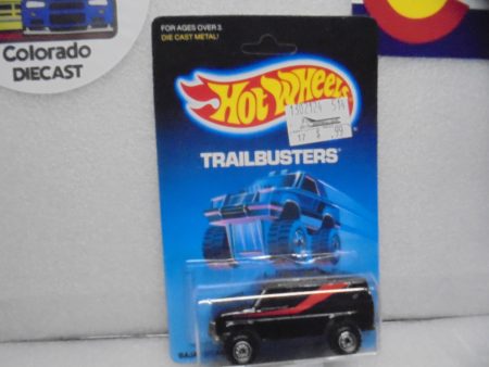 1983 HOT WHEELS Black Baja Breaker Van w  CT Wheels Unpunched Card on Sale