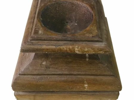 Candle Holder Alexandra House Living Recycled Wood 30 x 23 x 31 cm For Discount