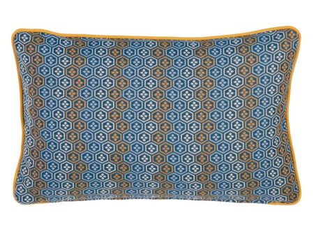 Cushion Blue Printed 60 x 10 x 40 cm on Sale