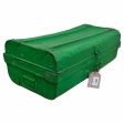 Decorative suitcase Alexandra House Living Green Iron Traditional style 29 x 31 x 53 cm Online Hot Sale