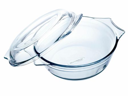 Oven Dish Ô Cuisine Ocuisine Vidrio Transparent Glass 27 x 24 x 11 cm With lid (3 Units) Sale