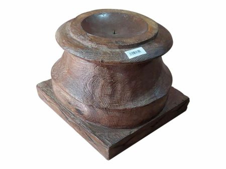 Candle Holder Alexandra House Living Brown Acacia Mango wood 29 x 23 x 29 cm Sale