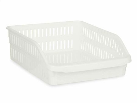 Fridge Organiser White Plastic 26 x 9,3 x 30,5 cm (24 Units) For Discount