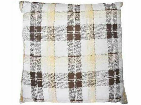 Cushion 60 x 60 cm Frames Brown (6 Units) Hot on Sale