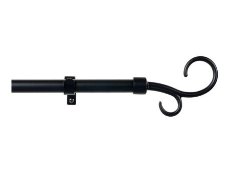 Curtain Bar Stor Planet Extendable Black (110 cm) Fashion