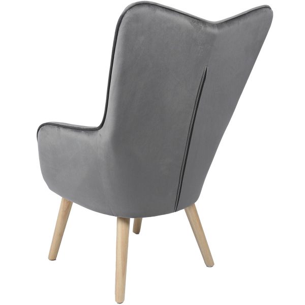 Armchair Alexandra House Living Grey 65 x 99 x 71 cm Fashion