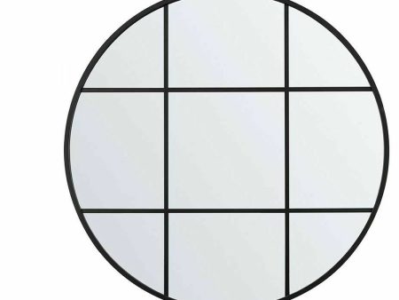 Wall mirror Window Black polystyrene 80 x 80 x 3 cm (3 Units) For Cheap