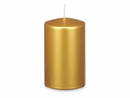 Candle Acorde 92544 Golden 9 x 15 x 9 cm (12 Units) Online