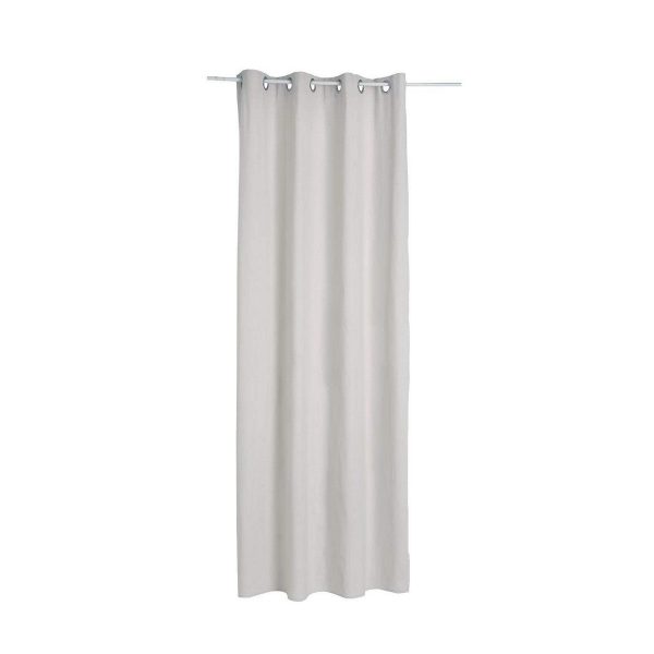 Curtain Atmosphera Panama Beige Polyester (260 x 140 cm) Online now