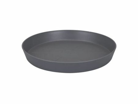 Flower Pot Dish Elho 8711904200787 Anthracite Dark grey Plastic Ø 30 cm For Sale