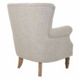 Armchair Alexandra House Living Light grey 59 x 87 x 73 cm Discount