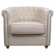 Armchair Alexandra House Living Beige 80 x 72 x 80 cm Upholstery on Sale