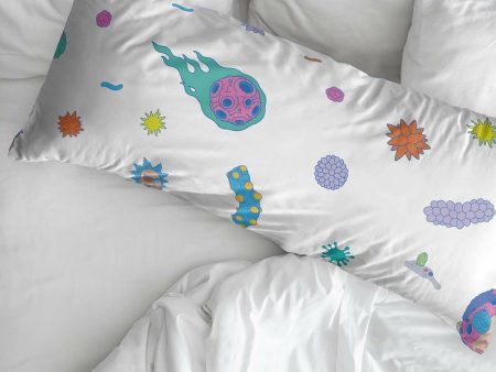 Pillowcase Wabba Labba Multicolour 175 Threads 45 x 110 cm 100% cotton Fashion