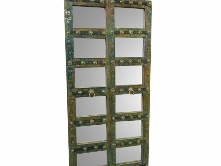 Mirror Alexandra House Living Green Recycled Wood Aged finish 4 x 179 x 87 cm Fashion