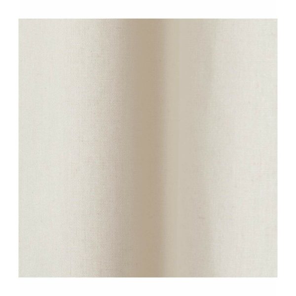 Curtain Atmosphera Panama Beige Polyester (260 x 140 cm) Online now