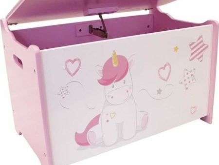 Chest Fun House Unicorn Pink White Wood Sale