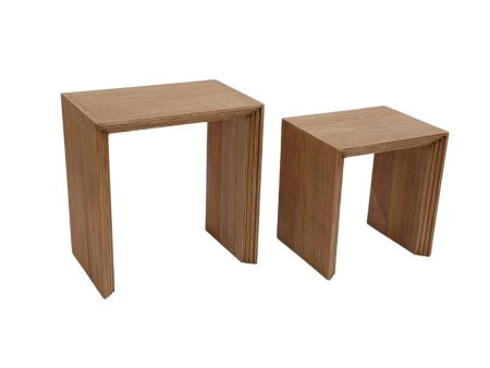 Tables set Romimex Natural Pine 2 Pieces Sale