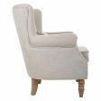 Armchair Alexandra House Living Light grey 59 x 87 x 73 cm Discount