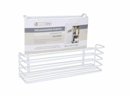 Basket for Kitchen Shelf Confortime White 34 x 12 x 22 cm (12 Units) Sale