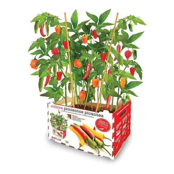 Cultivation Set Batlle Peppers Spicy 30 x 19,5 x 16,2 cm For Discount