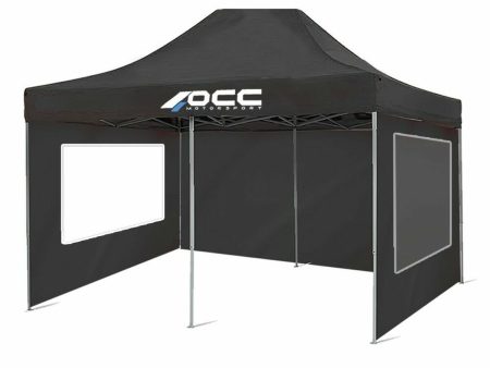 Tent Wall OCC Motorsport OCCCARP33 Black Oxford 420D 6 x 2 m Window Online now