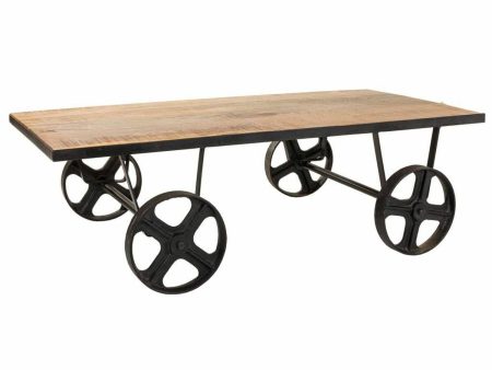 Centre Table Alexandra House Living Brown Black Iron Mango wood 60 x 38 x 120 cm Discount