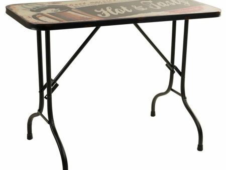 Table Alexandra House Living Black 45 x 75 x 100 cm Hot on Sale