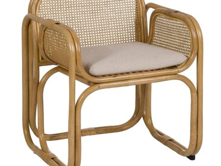 Armchair Natural Rattan 62 x 57 x 76,5 cm Online Hot Sale