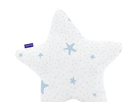 Cushion HappyFriday Basic Blue Star Stars 50 x 50 cm Sale