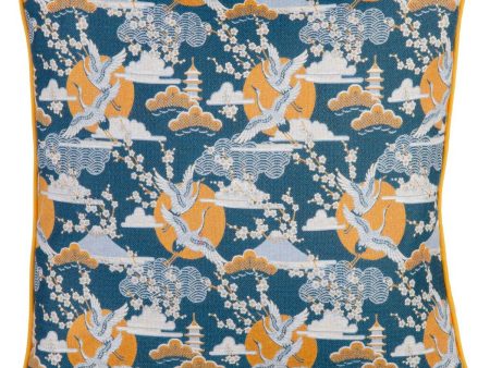 Cushion Blue Heron 60 x 10 x 60 cm Online Hot Sale