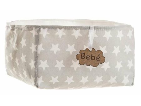 Basket Grey Stars 18 x 14 x 10,5 cm on Sale