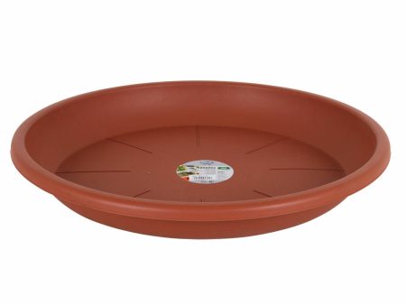 Flower Pot Dish Dem Squares Brown 45 cm (6 Units) For Sale