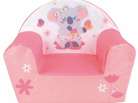 Armchair Fun House CALLY MIMI KOALA Pink Foam 42 x 52 x 33 cm Supply