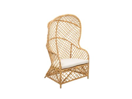 Armchair Romimex Natural 83 x 152 x 78 cm Fashion