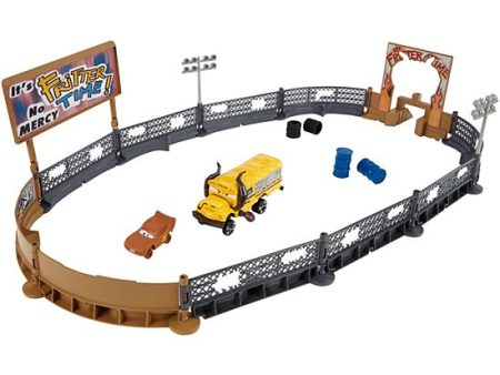 Disney Pixar Cars 3 Crazy 8 Crashers Smash and Crash Derby Playset For Cheap