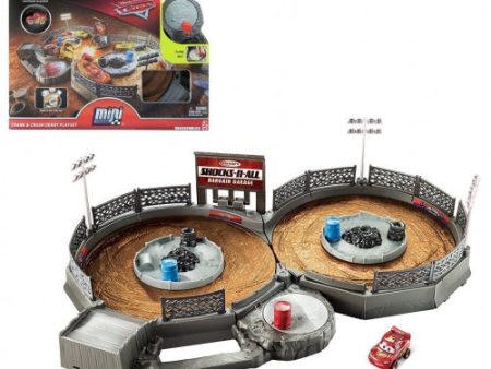 Disney Pixar Cars Mini Racers Crank and Crash Derby Playset Sale