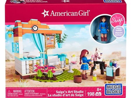 Mega Bloks American Girl Saige Art Studio on Sale